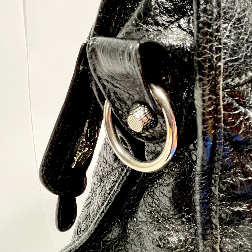 Balenciaga Giant 12 City Bag Black Lambskin Leather Silver Hardware Motorcycle - Picture 9 of 16